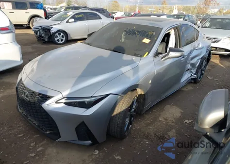 2021 Lexus Is 350 F Sport из США, поврежденный, VIN JTHGZ1B22M5042279